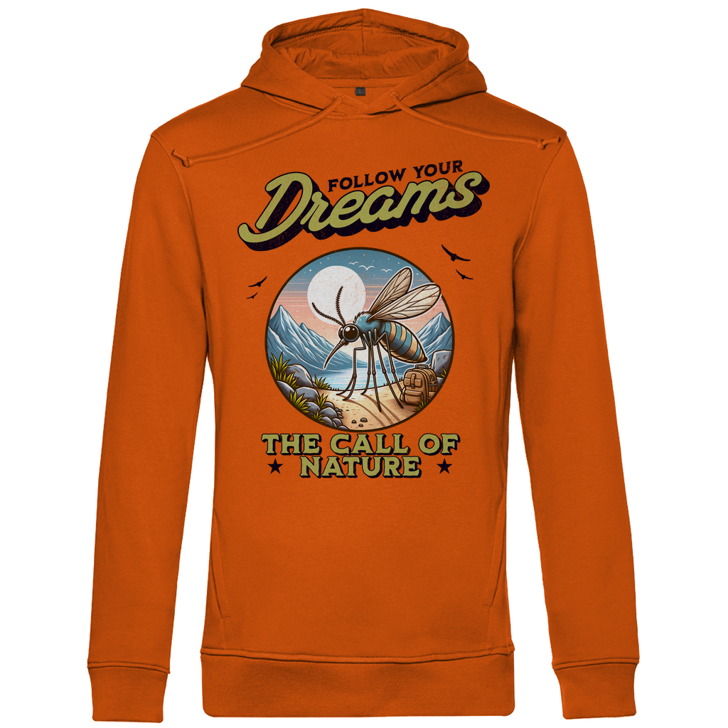 Herren Premium Bio Hoodie Mosquito - The call of nature