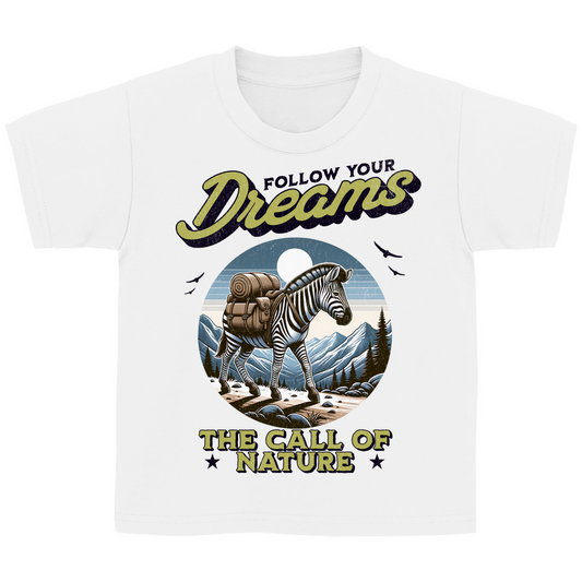 Kinder Basic T-Shirt Zebra - The call of nature