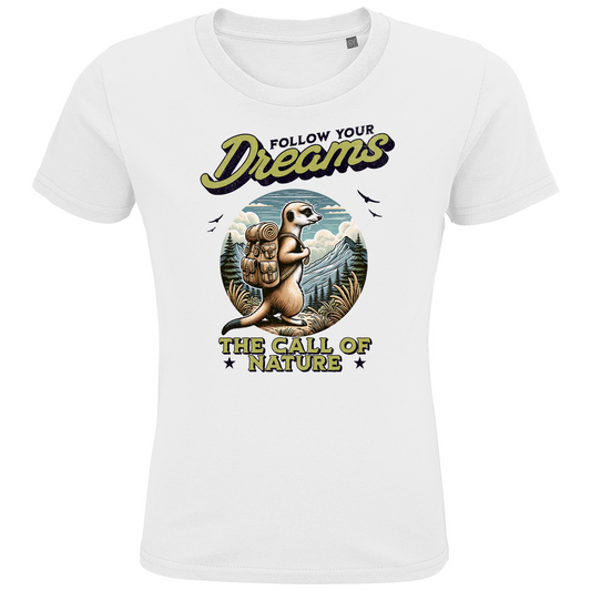 Kids Premium Bio T-Shirt Erdmännchen - The call of nature