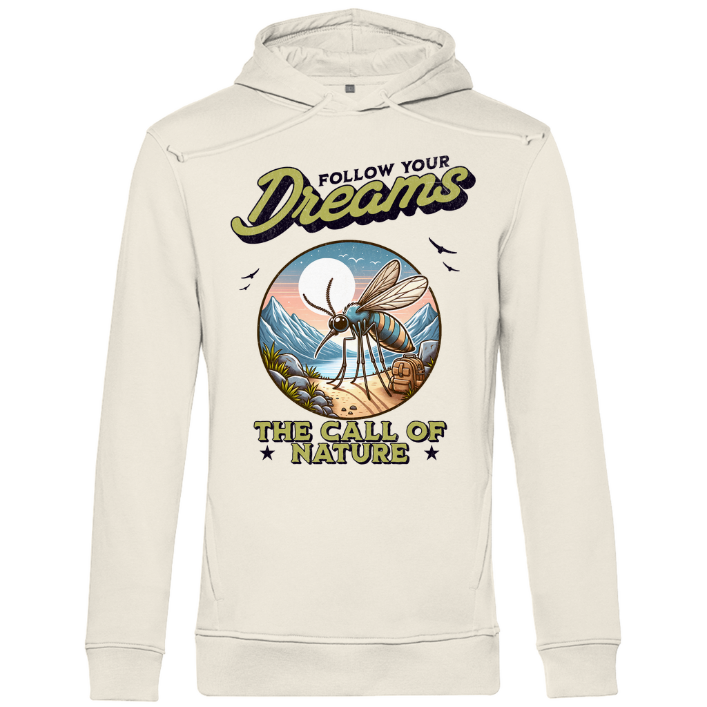 Herren Premium Bio Hoodie Mosquito - The call of nature