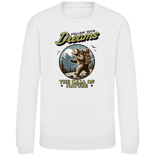 Kinder Sweatshirt Grizzly Bär - The call of nature