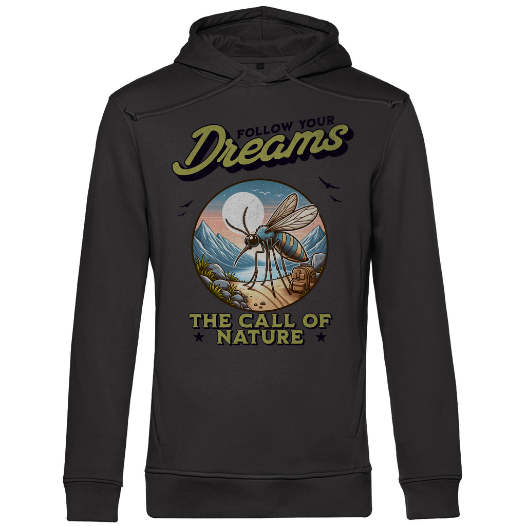 Herren Premium Bio Hoodie Mosquito - The call of nature