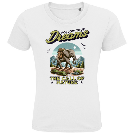 Kids Premium Bio T-Shirt Elefant - The call of nature