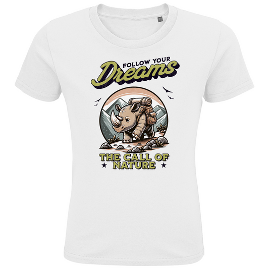 Kids Premium Bio T-Shirt Nashorn - The call of nature